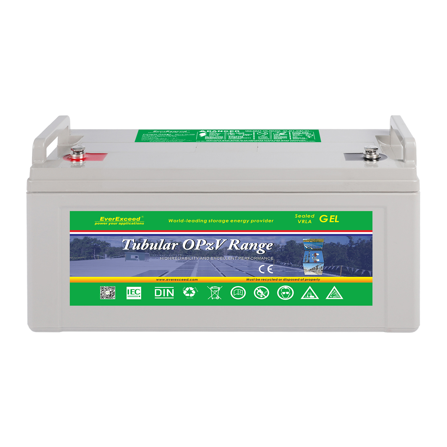 Трубчатая гелевая батарея
