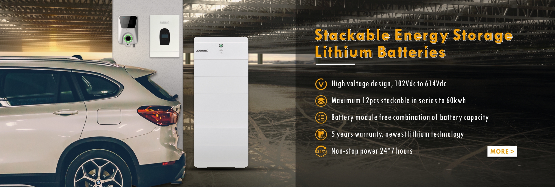 Stackable Energy Storage Lithium Batteries