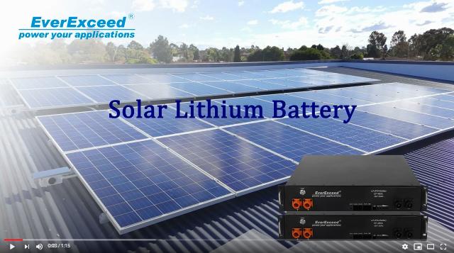  EverExceed солнечная литиевая батарея для хранилище энергии