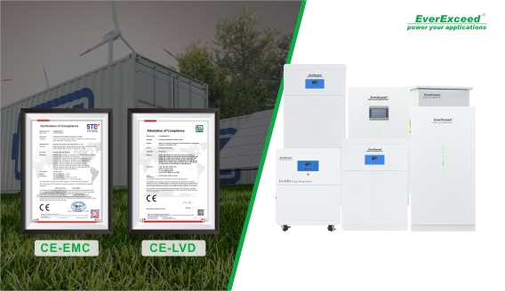 Универсальная система накопления энергии EverExceed прошла тест CE-EMC