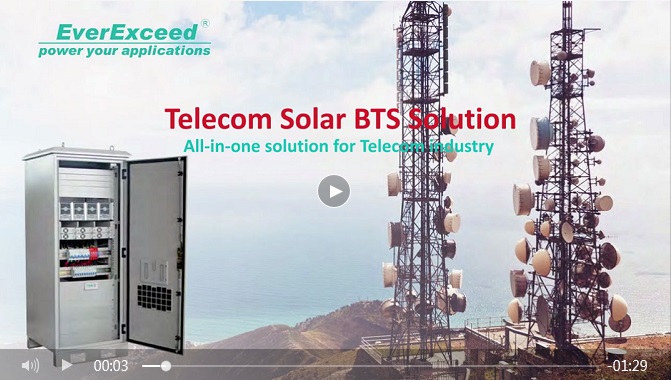  EverExceed телекоммуникационная солнечная энергия BTS решение