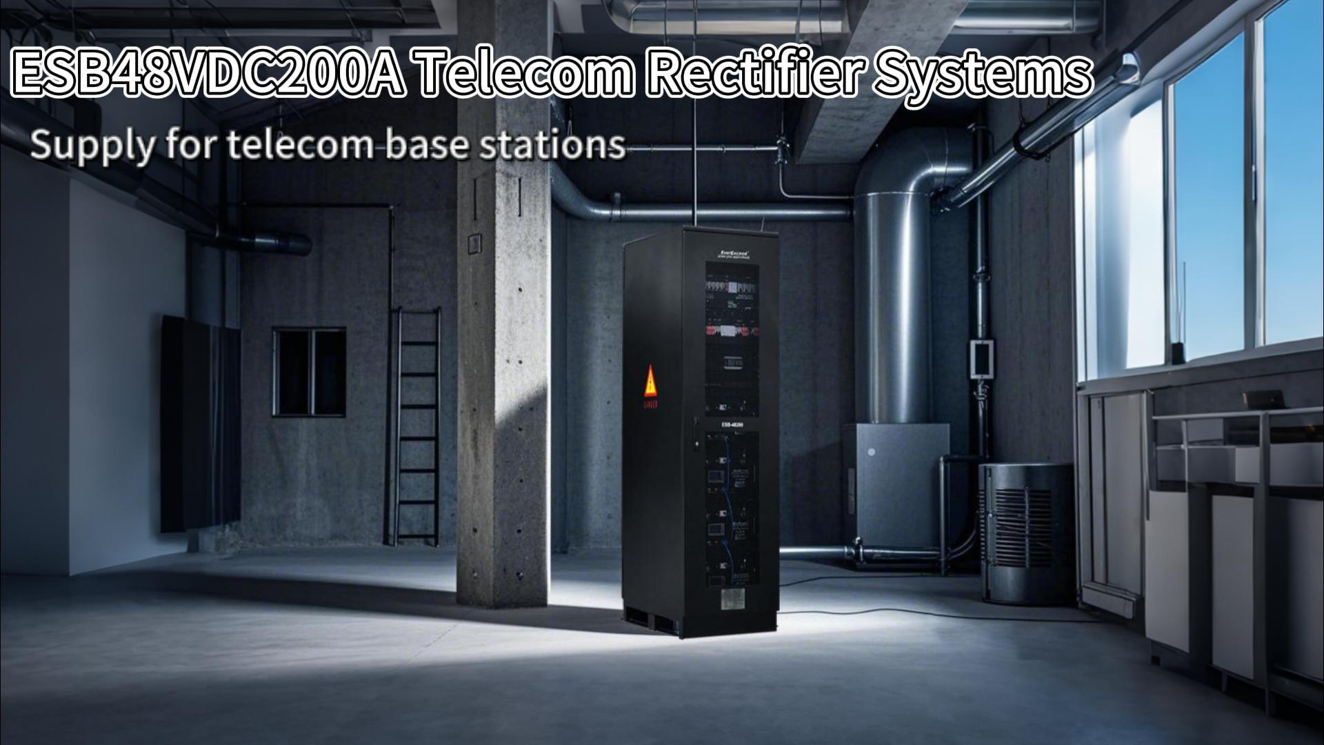 Системы телекоммуникационных выпрямителей EverExceed ESB 48VDC200A