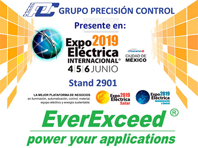 Приглашаем посетить everexceed на мексиканской международной электрической выставке -2019